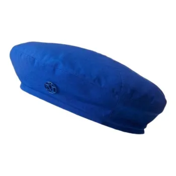 Maison Michel Cotton Berets Women's Blue