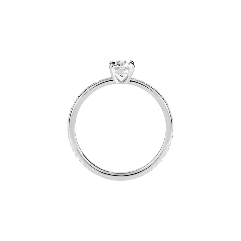 FRED 23K Platinum Rings Women's Silver-1