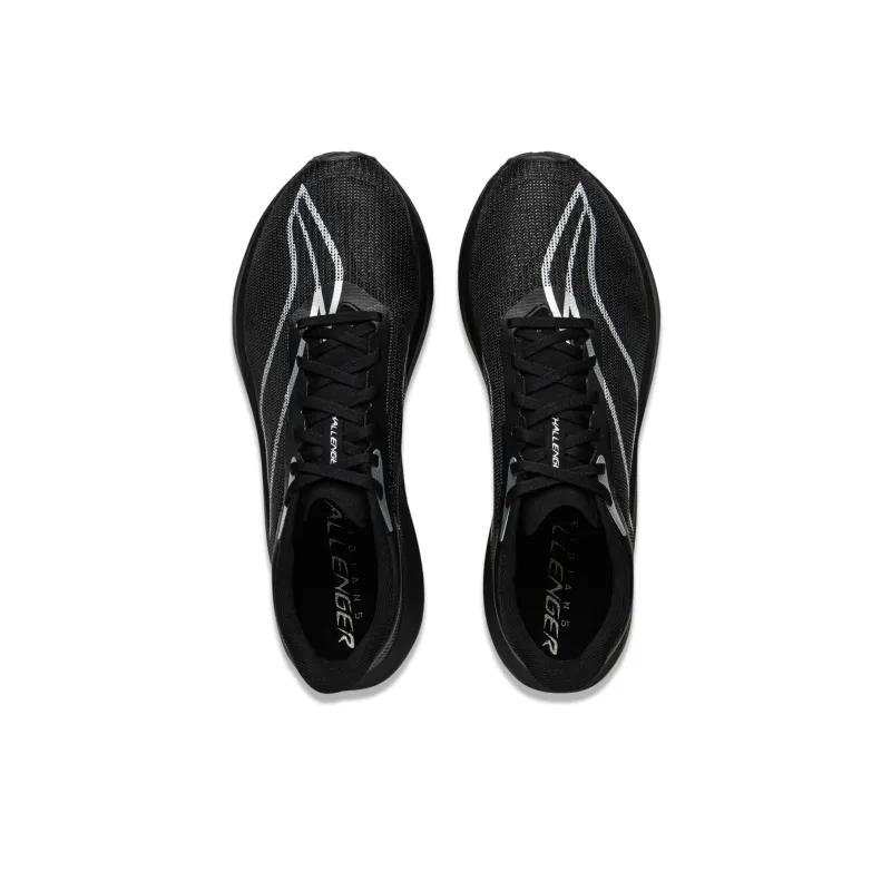 LINING Feidian 5 Challenger Running Shoes Men Low Top Black Silver-3
