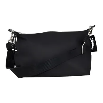 LONGCHAMP Le Pliage Energy Recycled Polyamide Canvas With Leather Yoga Bag Shoulder Bag Medium Size Women's Black