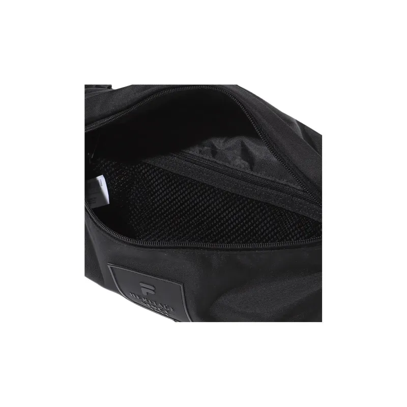 FILA Nylon Sling Bag, One Shoulder, Crossbody, Fanny Pack Regular Unisex Black-2