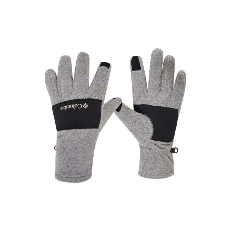 Columbia Polyester Knit Gloves Unisex Gray-0