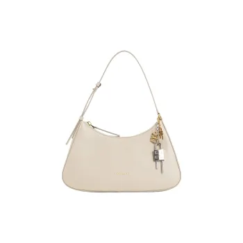 GIVENCHY Cow Leather Shoulder Bag Small Size Women's Beige