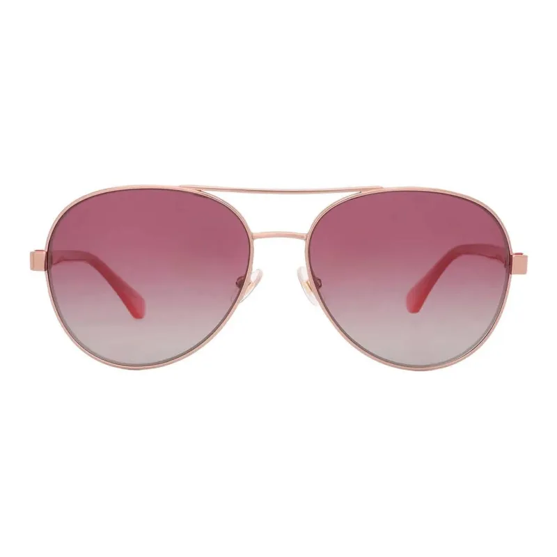 Kate Spade Metal Aviator Sunglasses Women's Gold-0