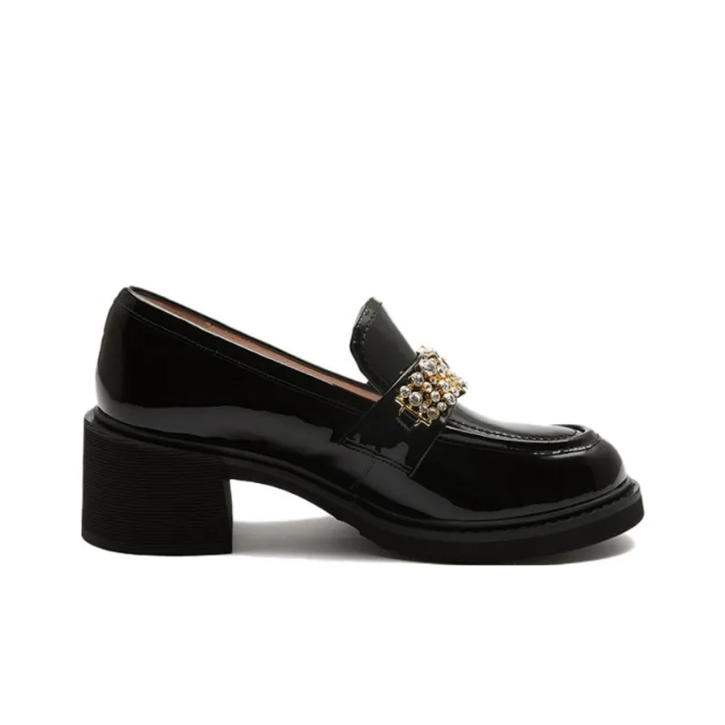 Le Saunda Loafers Women's Black-1
