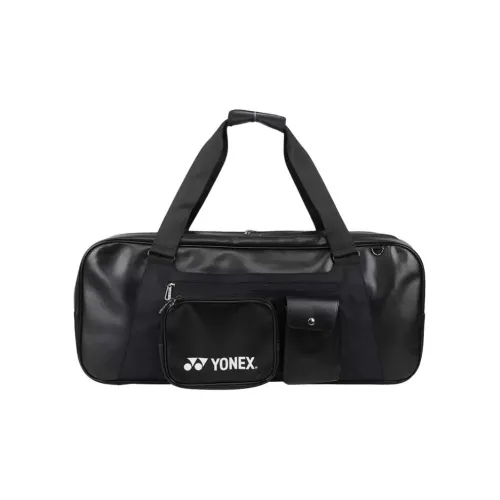 YONEX YONEX Badminton Racket Strings 3 Pcs Shoulder Bag Black Unisex Individual Shoe Compartment