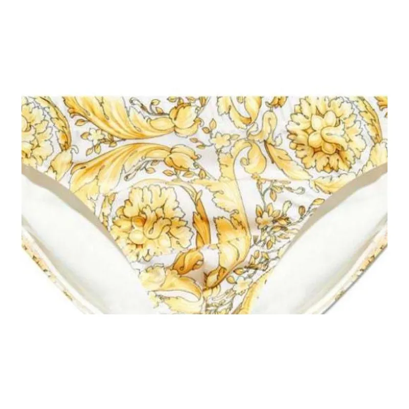 VERSACE SS24 Swimming Shorts Men's Yellow-3