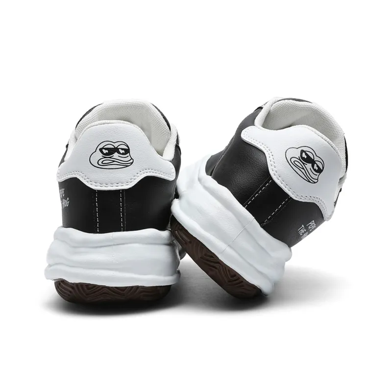 Pepe The Frog Low Top Skateboard Shoes Women's-12