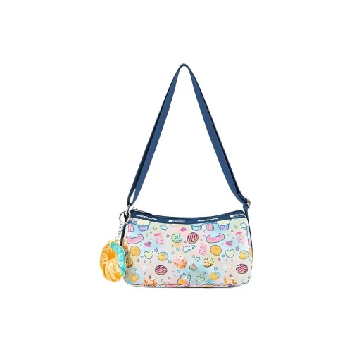 Skechers LeSportsac Collaboration Fabric Handbag, Shoulder Bag Women's Sweetheart Cat Puffy House