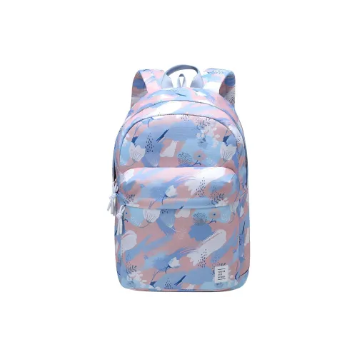 Anta Polyester Backpack Regular Women's Blue/Pink