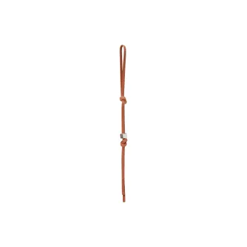 LOEWE Palladium Plated, Calfskin, Brass Accessories Unisex Brown