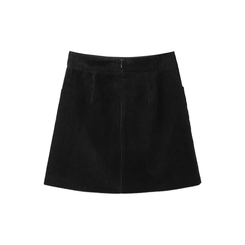 Fstudio Casual Short Skirts Women's Black-1