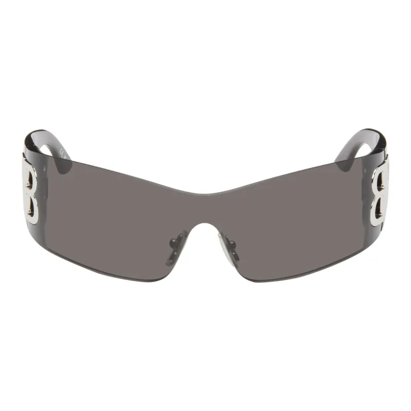 Balenciaga Shield Frame Logo Sunglasses-0