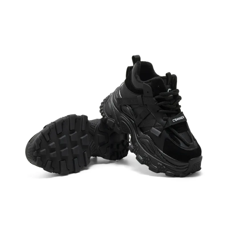 C°BANNER Wear-Resistant Mid-Top Chunky Sneakers Women's-9