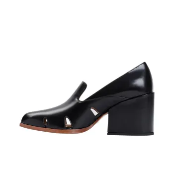 GABRIELA HEARST Eliza Chunky Heel High Heels 7.5cm Women's Black