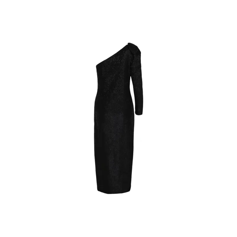 VERSACE Embellished Evening Gown Black-1