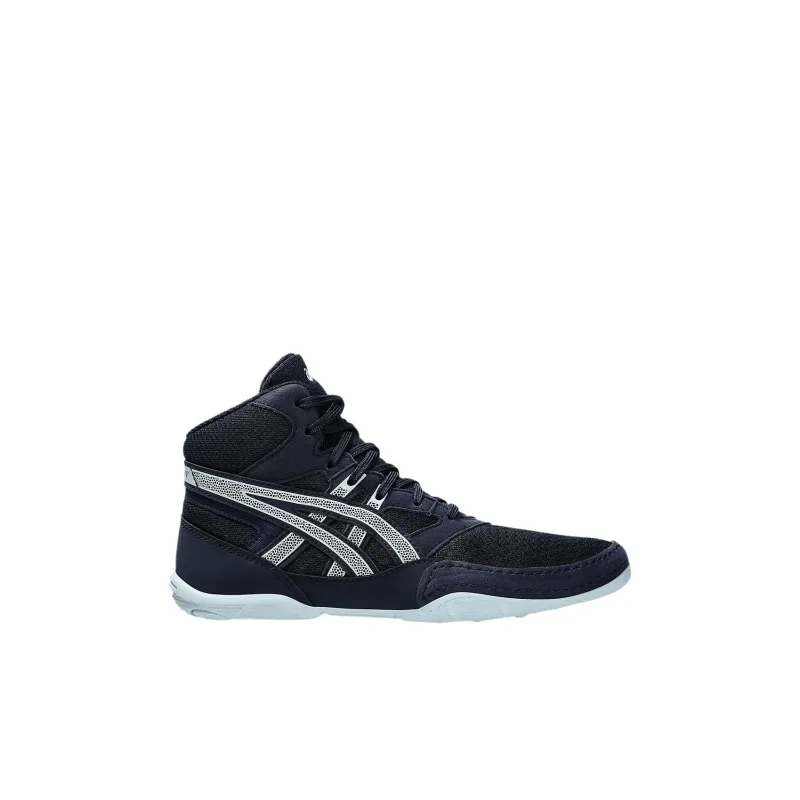 Asics Snapdown 4 Slip Resistant Mid Top Kids' Skateboarding Shoes Black Gray Kids'-1