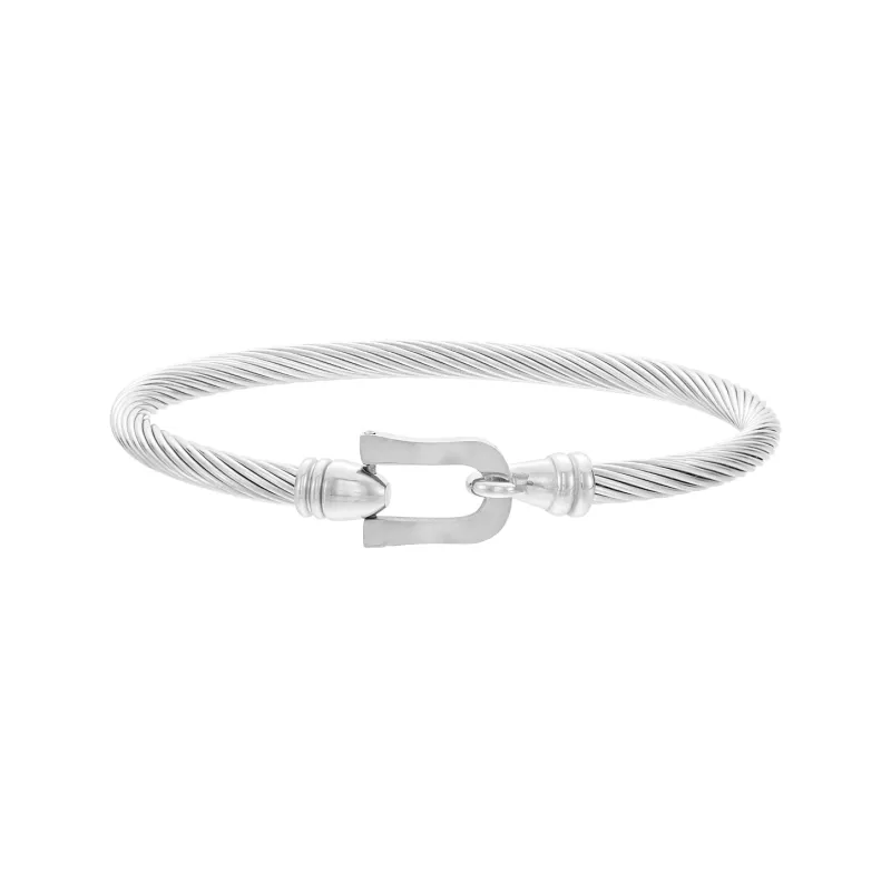 ENFANTIN Titanium Steel Bangles Unisex-4