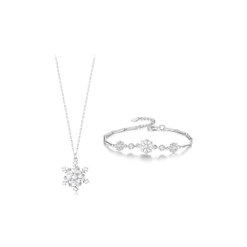JOYDINNY Zircon Necklaces Women's
