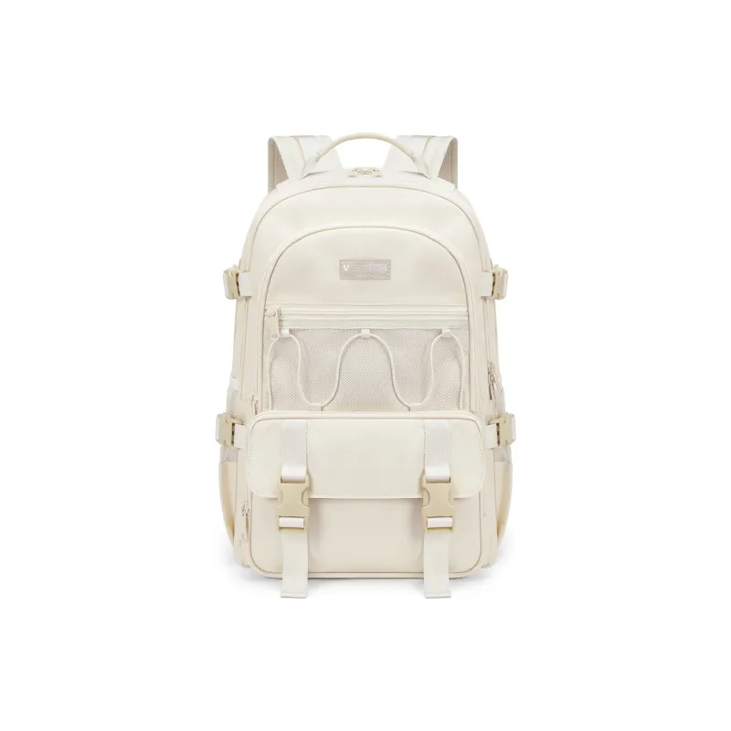 V.NINE Fabric Backpack Unisex Obsidian Black/Taro Purple/Ecru-2