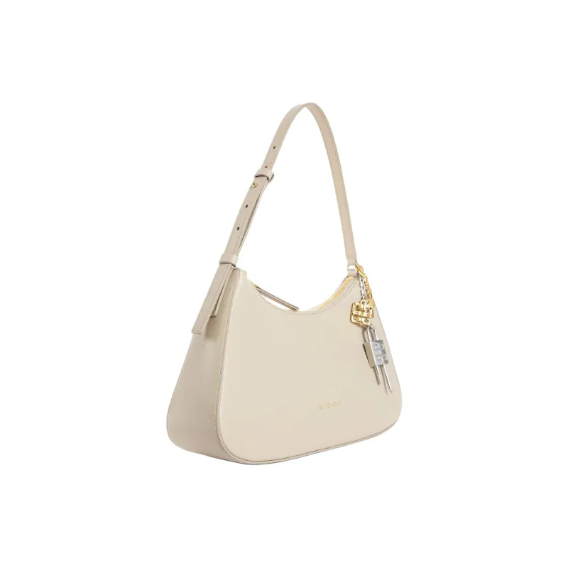 GIVENCHY Cow Leather Shoulder Bag Small Size Women's Beige-1