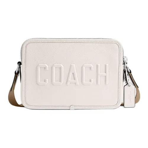 COACH Charter Leather Crossbody Bag Shoulder Bag Medium Size Men's