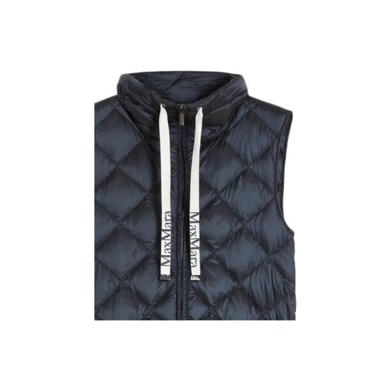 MaxMara Tregic Collection Down Jacket Women's Midnight Blue-4