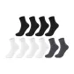 5 Pack (Black+Black+Dark Gray+White+White)