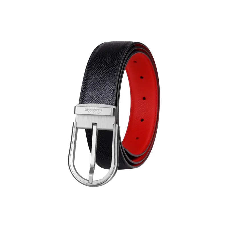 CATELLES Dual Sided Soft Top Grain Cow Leather Leather Belts Men's 3.5cm-10