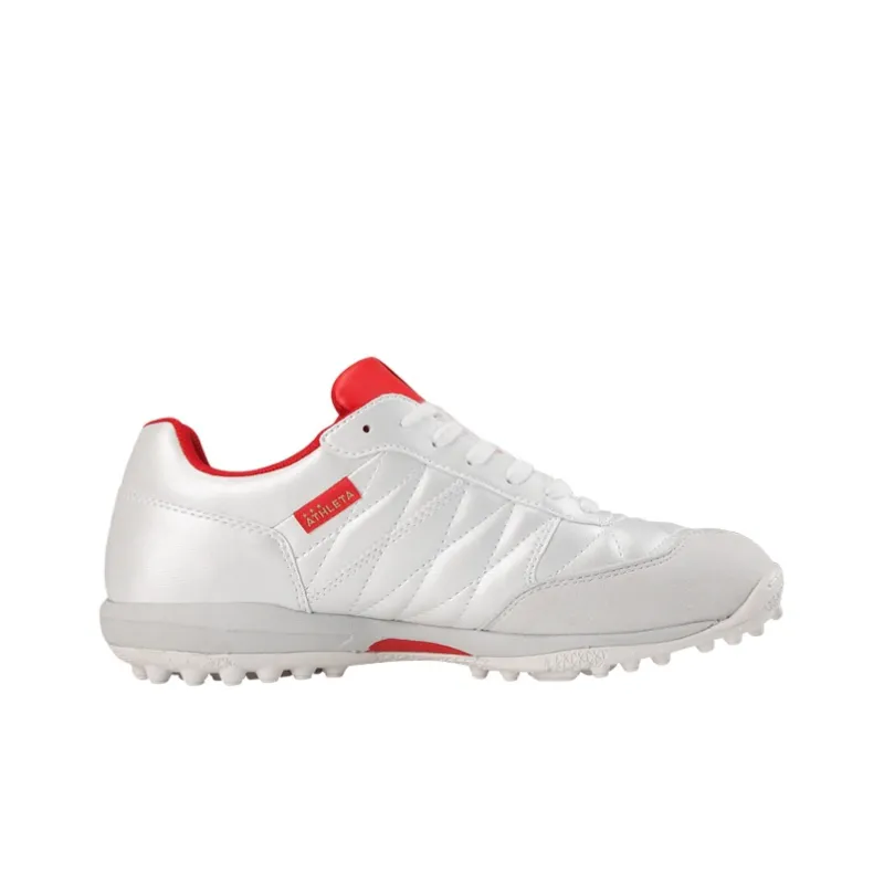 ATHLETA Slip Resistant Soccer Shoes Men's White-1