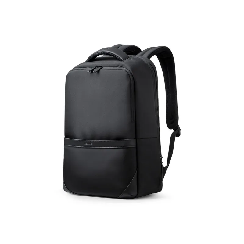 Hanke Fabric Lightweight Business Backpack Men's Obsidian Black-0