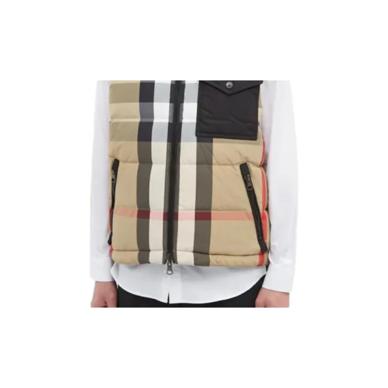 Burberry Reversible Check Puffer Gilet-4