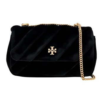 TORY BURCH Kira Velvet Crossbody Bag, Shoulder Bag Mini Women's Black