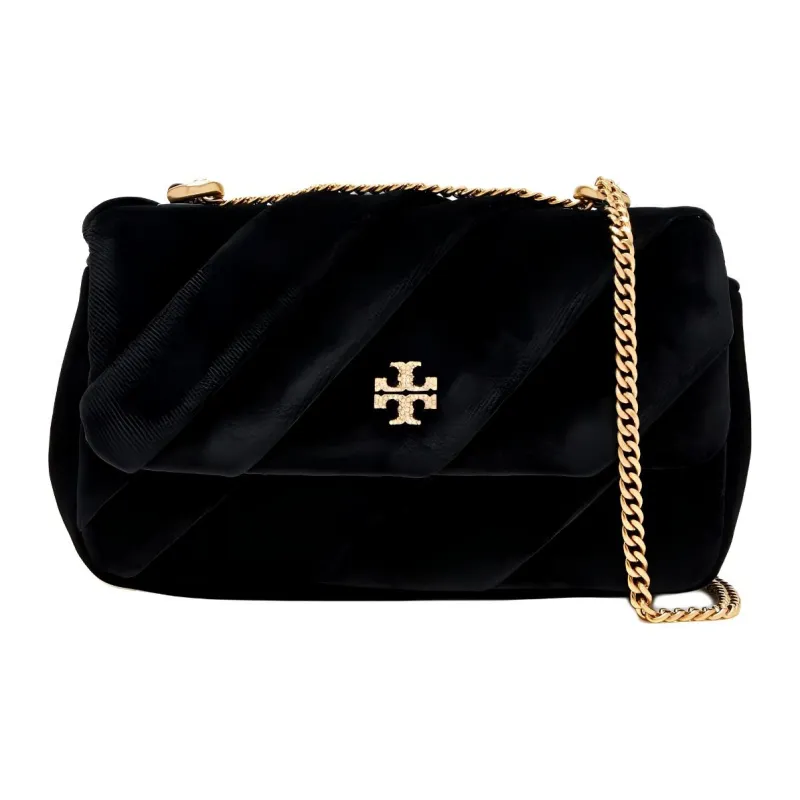 TORY BURCH Kira Velvet Crossbody Bag, Shoulder Bag Mini Women's Black-0