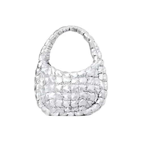 COS Polyester Cloud Bag One Shoulder Handbags Mini Women's Silver