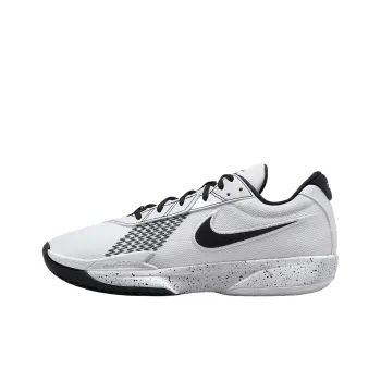 Nike Air Zoom G.T. Cut Academy Cushioned Wear Resistant Lightweight Low Top Basketball Shoes Unisex White Black