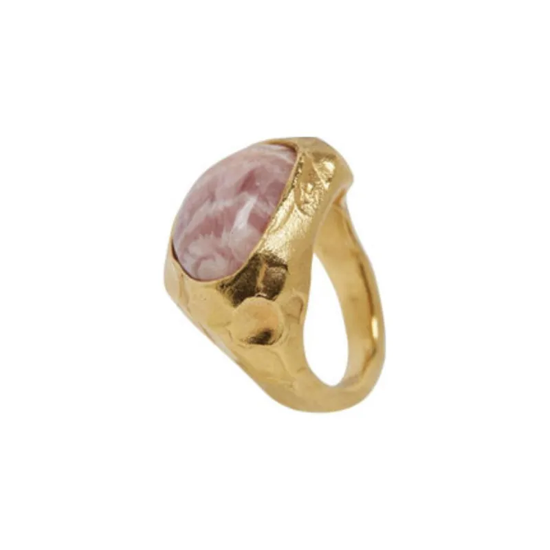 Alighieri 24K Gold-Plated Recycled Sterling Silver Rings Women's Gold-2
