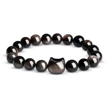 CHINA GOLD Obsidian Bracelets Unisex