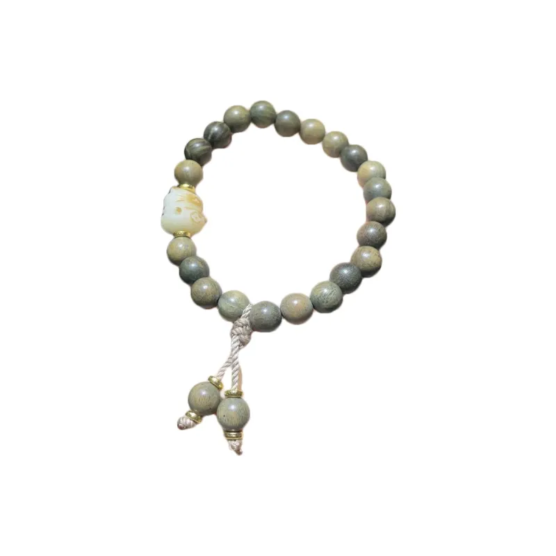 Yue Yuezi Green Sandalwood Bracelets Women's-0