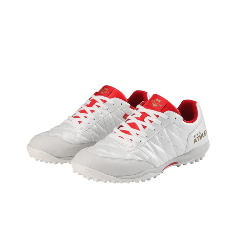 ATHLETA Slip Resistant Soccer Shoes Men's White-2