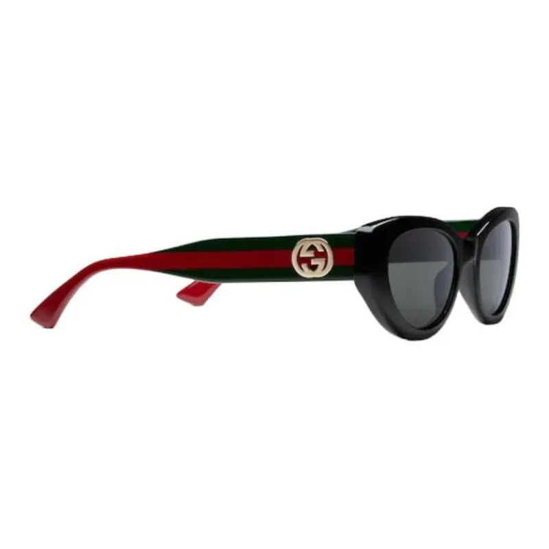 GUCCI Acetate Cat Eye Sunglasses Women's Black-2