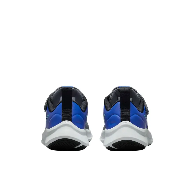 Nike Star Runner 3 Slip Resistant Low Top Kids' Running Shoes Iron Gray/Blue Lightning/Racing Blue/Black Kids'-4