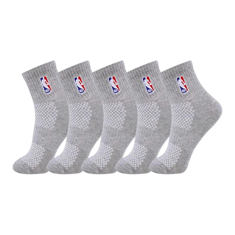 NBA Mid Calf Socks Unisex 5 Pack-14