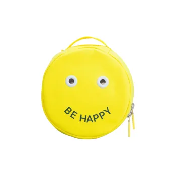 Lululemon Polyamide Small Round Storage Bag Mini Unisex Sonic Yellow