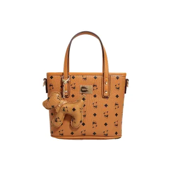 TOUTOU Synthetic Leather Handbag Regular Women's Sudan Brown