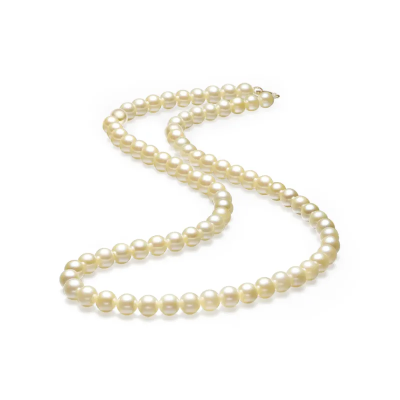 ME LUXE Saltwater Pearl Necklace High End Anniversary Gift Women's-0