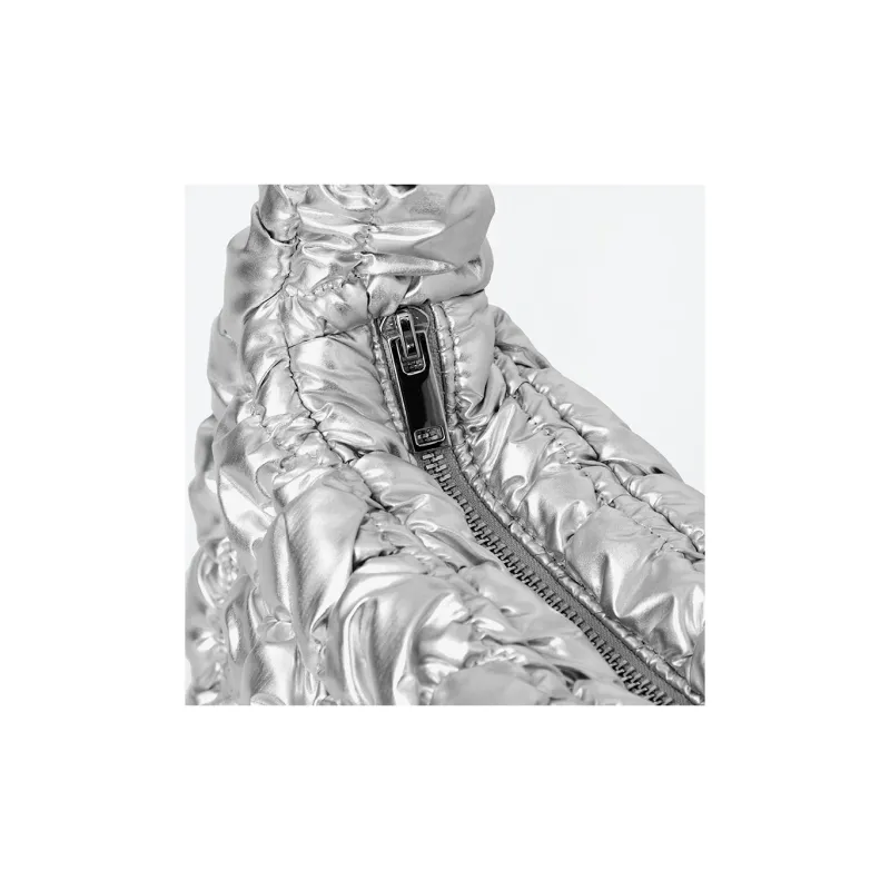 COS Polyester Cloud Bag One Shoulder Handbags Mini Women's Silver-1