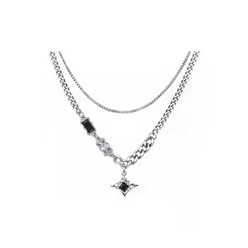 CRUISO Titanium Steel Necklaces Unisex