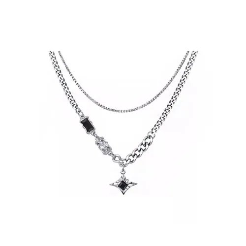 CRUISO Titanium Steel Necklaces Unisex