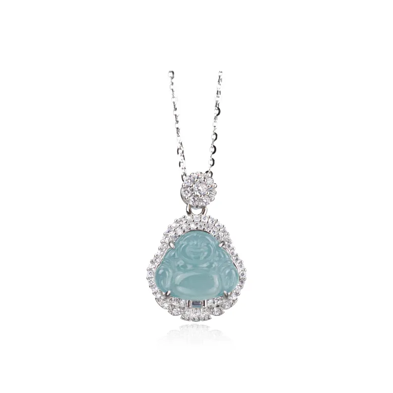 QIXIANG Ice Glutinous Necklaces Women's-0